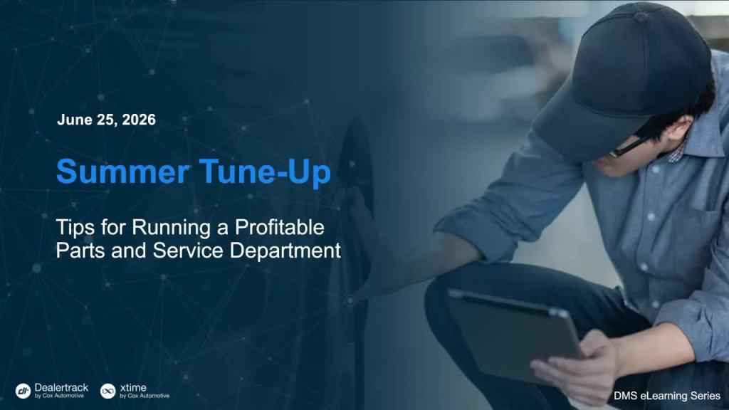 Maximizing Parts Profitability Webinar