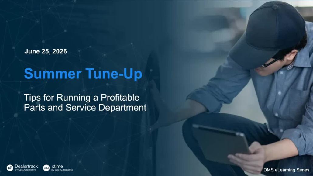 Maximizing Parts Profitability Webinar